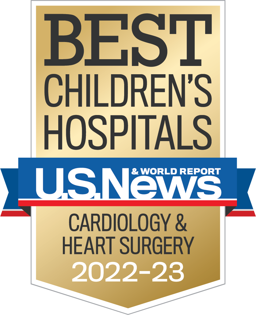 黄金美国新闻徽章;最好的《美国新闻与世界报道》儿童医院泌尿外科2022 - 2023。